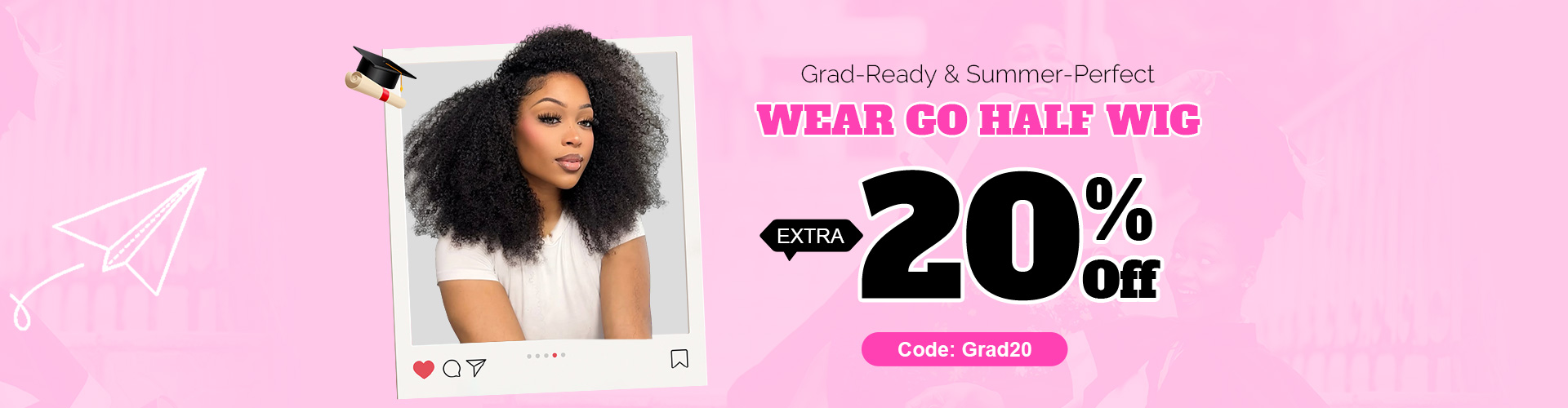 Wear Go Half Wig