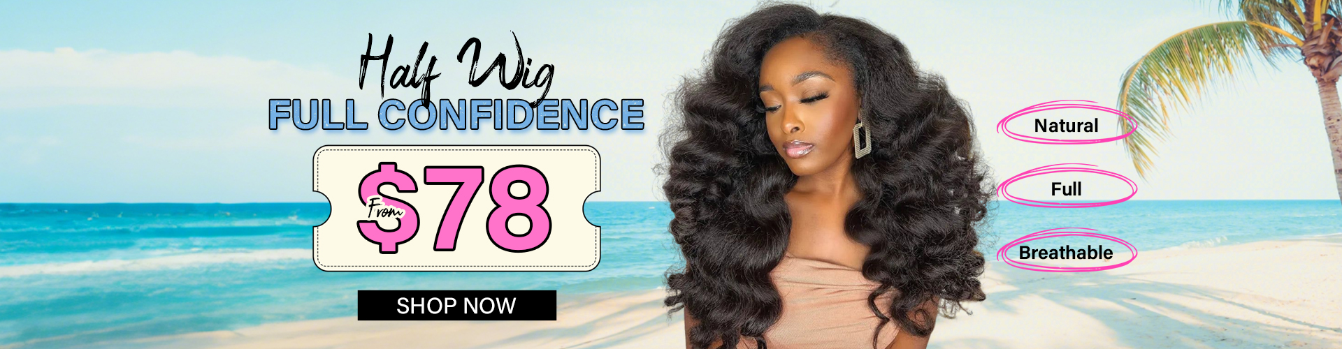 Wear Go Half Wig