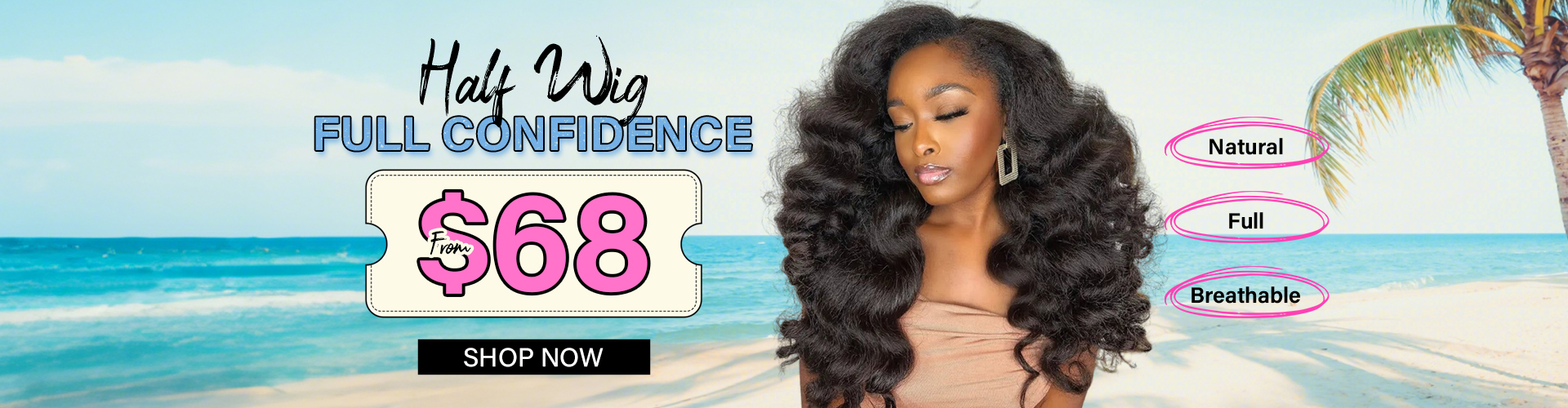 Wear Go Half Wig