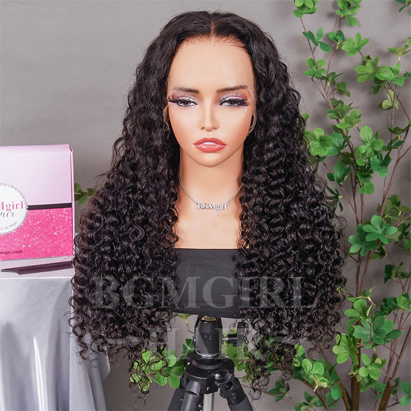 Water Wave 13x4 HD Pre-plucked Hairline Lace Frontal Wig 200% Density Daily Sale