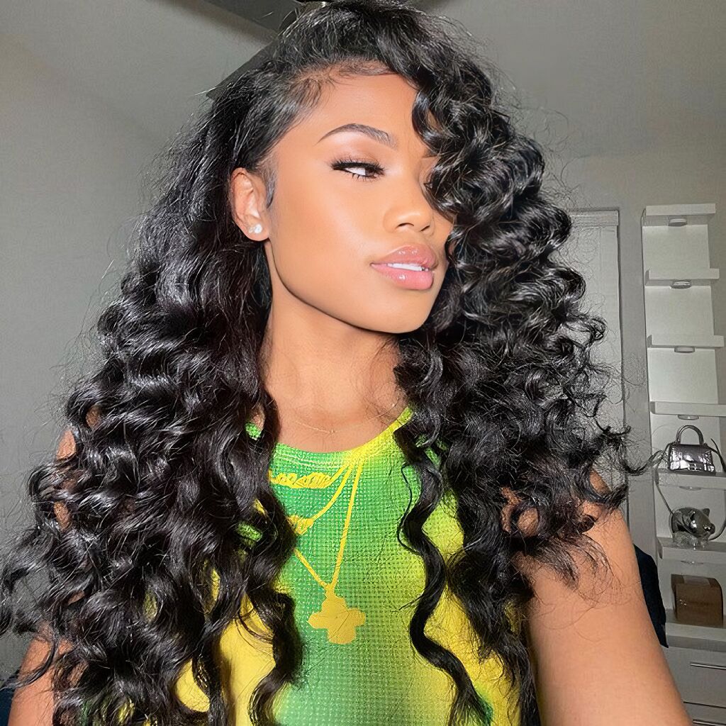 13x4 Lace Front Loose Deep Wave Wet And Wavy Wig