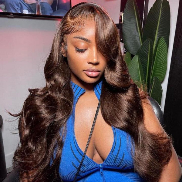#4 Body Wave 13x4 180% Lace Front Wig Pre Plucked Hairline 2024 Clearance