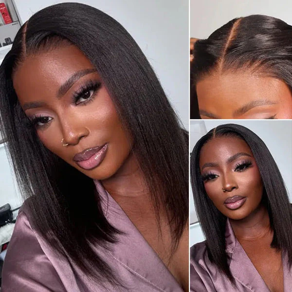 yaki straight wear go wig t part wig