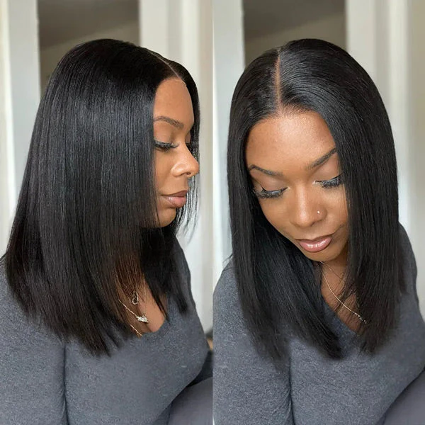 Yaki Straight Layered Wear Go T Part Wig