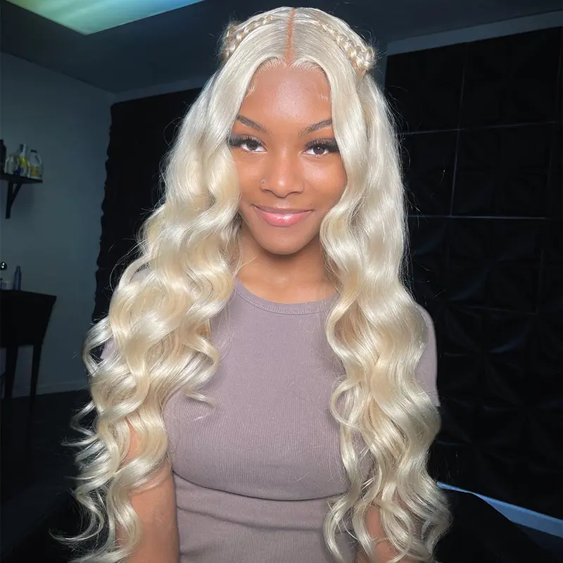 Blonde 613 Straight Wear Go Wig 6x4 Lace Closure 180% Density Color Glueless Wig | BGMgirl Hair