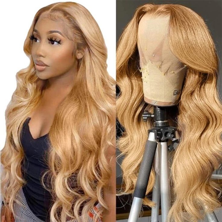 #27 Body Wave 13x4 180% Lace Front Wig Pre Plucked Hairline 2024 Clearance