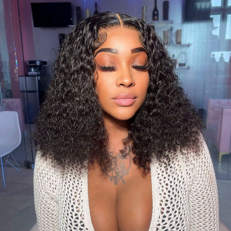 Short Bob Water Wave 7x5 HD Lace Closure 180% Pre-everything Glueless Wig Back 2 School Sale