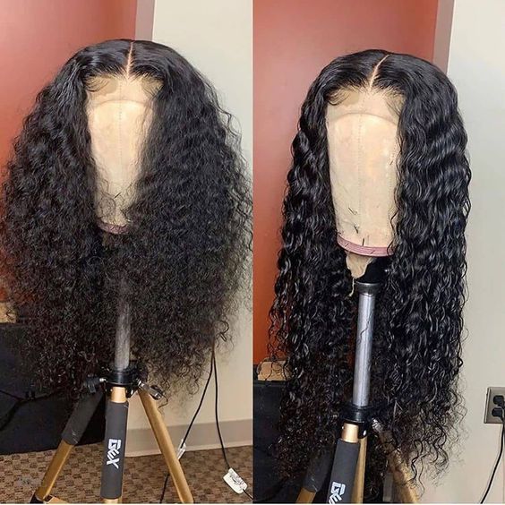 Kinky Curly 4x4 Lace Closure Transparent Wig Flash Sale