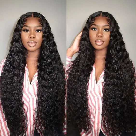 M-cap Deep Wave 9x6 Wear Go Wig HD Lace Pre-Bleached Tiny Knots Pre-Plucked Natural Hairline Glueless Wig | BGMgirl Hair