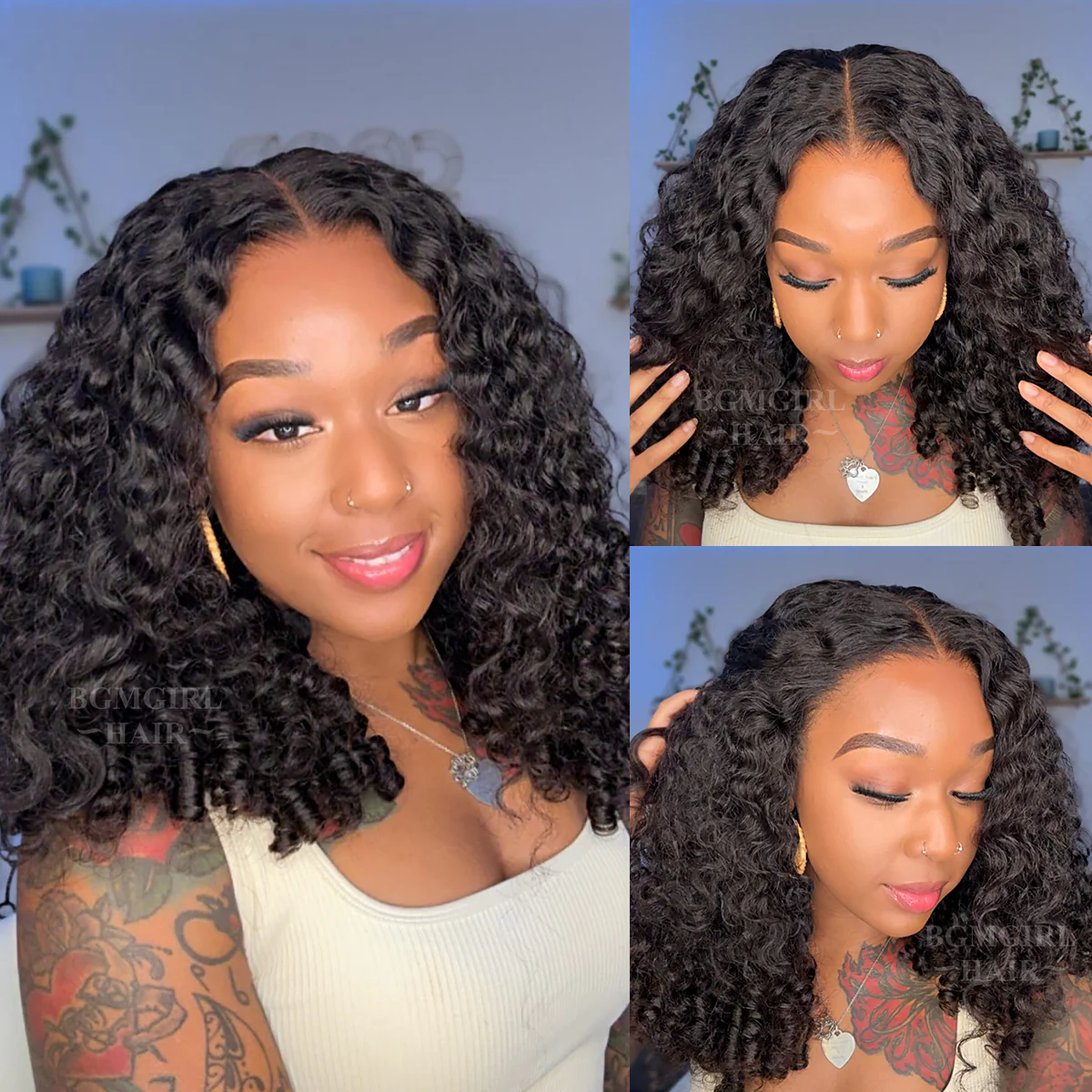 9x6 Burmese Curly M Cap Wig