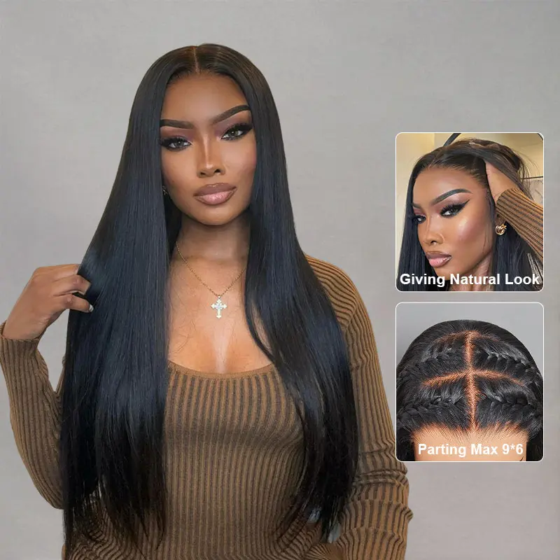 wigs transparent lace straight wig styles wear and go lace wig