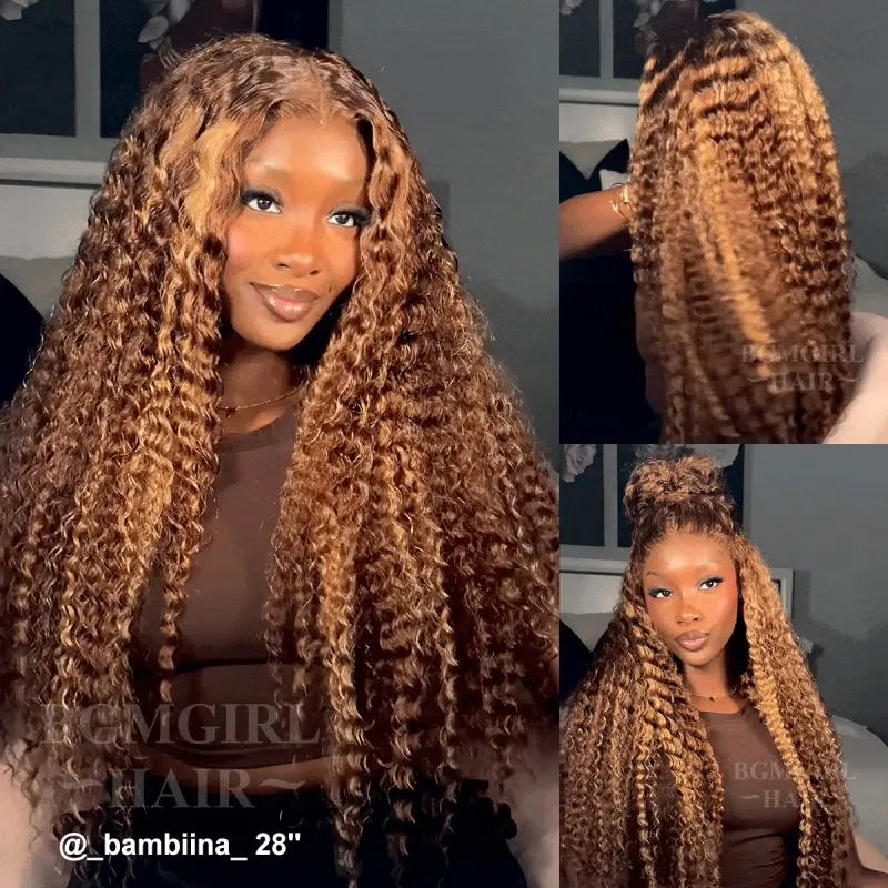 US ONLY | Highlight Deep Wave 6x4 HD Lace Wear Go Wig 180% Glueless Wig 2025