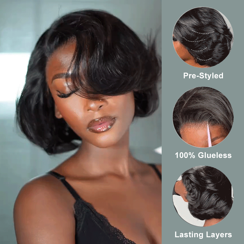 summer bob hair blowout bob straight