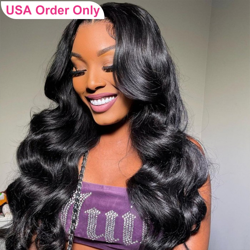 [22"=$118] Body Wave Wear Go Wig 6x4 HD Lace Closure Pre Plucked 180% Glueless Wig 24Hrs Shipping