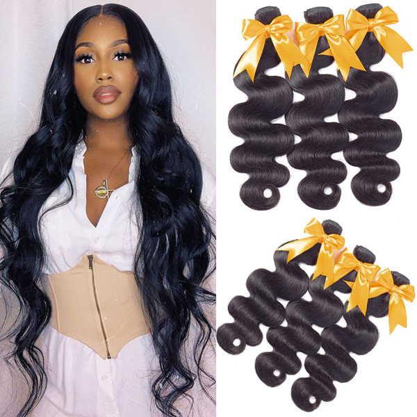 Body Wave 4 Bundles Malaysian Human Hair Extensions | BGMGirl
