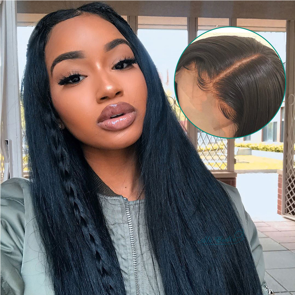 BGMgirl 6x6 Straight Lace Closure Human Hair Wig 