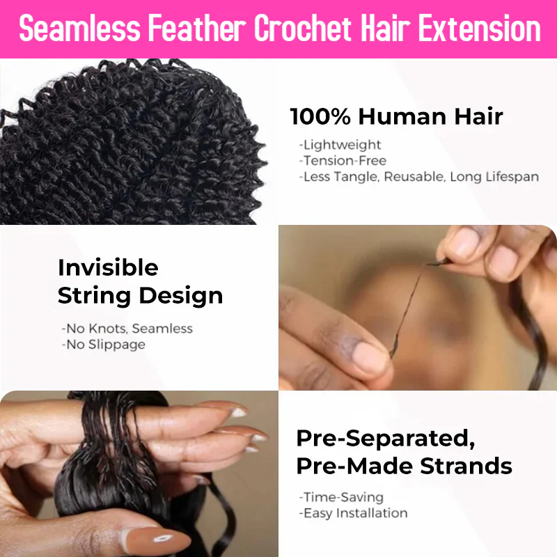 human crochet hair