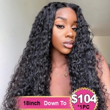18inch Curly Wig Wear Go Glueless 180% HD Lace Closure Wig Pre plucked Pre cut Lace Group Buy | BGMgirl