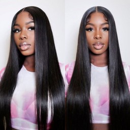 GC-sale Straight 6x4 Wear Go HD Lace Bleached Wig 180% 2024 Crazy Clearance Sale