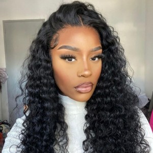  lace front wigs deep wave wig