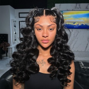 lace front wigs, loose deep wave wig