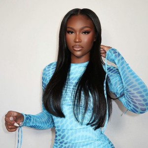 Straight Pre-Bleached Knots Wear & Go Glueless 180% HD Lace Closure Wig | BGM Hair