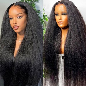 Kinky Straight HD Lace Front Wig | BGMgirl