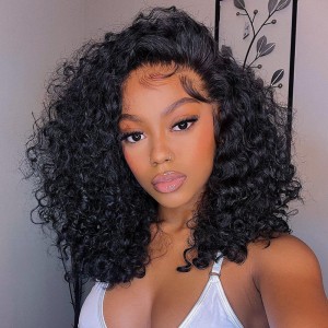 bob lace front wig bleached knots wig