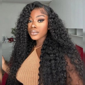 Deep Wave 13x6 Large Lace 150% Parting Max Lace Wig 2024 Clearance