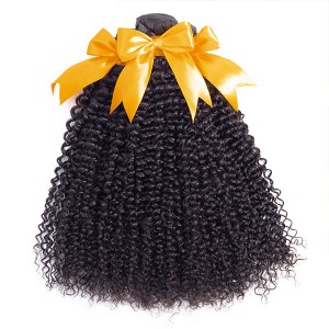 Kinky Curly Bundles With Closure Human Hair Extensions | BGMGirl