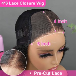 28inch Curly Wig Wear Go Glueless 180% HD Lace Closure Wig Pre plucked Pre cut Lace Group Buy | BGMgirl