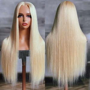 Blonde 613 Straight Wear & Go Glueless Lace Closure 180% Density Color Wig | BGM Hair