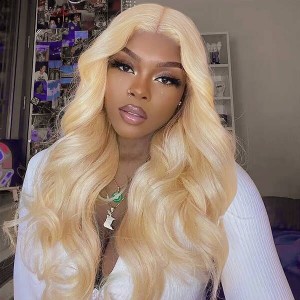 Blonde 613 Body Wave Wear & Go Glueless Lace Closure 180% Density Color Wig | BGMgirl