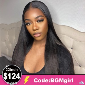 22inch Straight 13*4 Lace Front Wig 200% Density Clearance Sale | BGMgirl