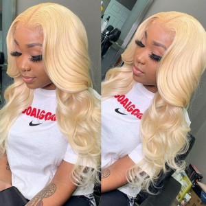 Blonde 613 Body Wave Wear & Go Glueless Lace Closure 180% Density Color Wig | BGMgirl