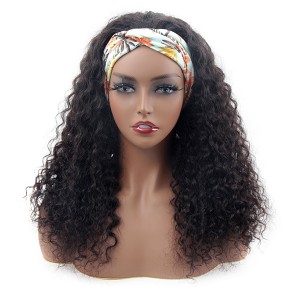 Water Wave Headband Human Hair Wig | BGMGirl