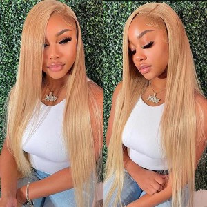 Honey Blonde Straight Lace Front Wig | BGMgirl