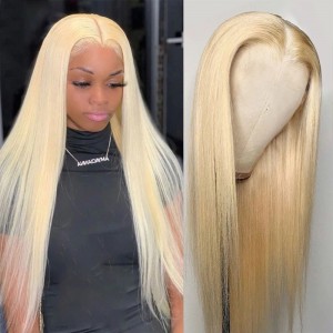 613 Blonde Straight Color Lace Front Wig | BGMgirl