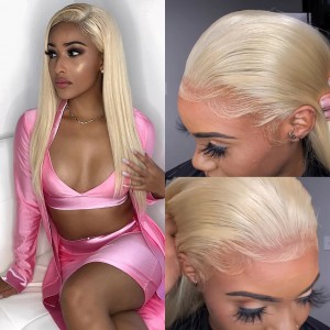 613 Blonde Straight Lace Closure Wig | BGMgirl
