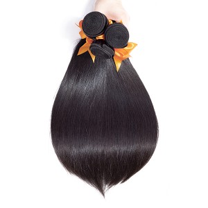 Straight Bundles With Closure Hair Extensions | BGMGirl 