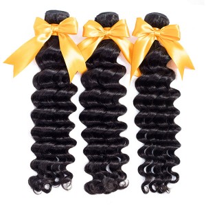 Loose Deep Wave Bundles With Frontal Human Hair Extensions | BGMGirl