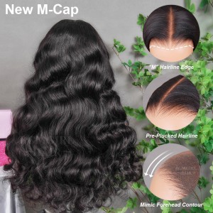 M-Cap Body Wave 9x6 Wear Go 180% HD Lace Closure Wig Pre Bleached Knots Glueless Wig 2024 Clearance