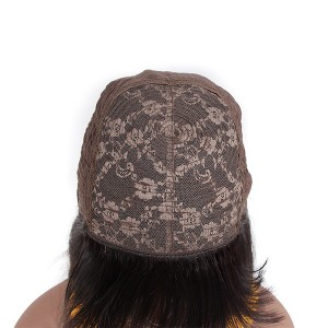99J Burgundy Straight Wig With Bangs | BGMgirl