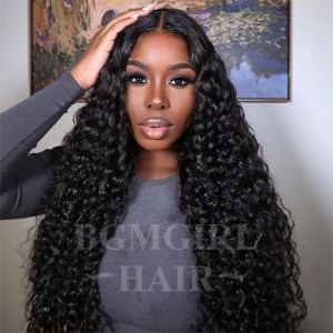 Water Wave Wear Go 4x6 180% Pre Plucked Hairline Pre Cut HD Lace Glueless Wig 2024 Clearance