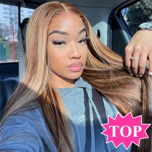 pre cut lace wigs brown highlight wig lightwight wigs