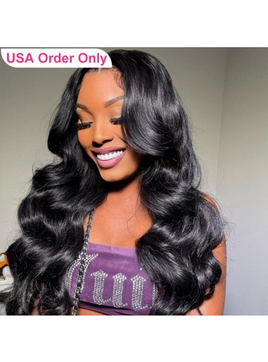 [22"=$118] Body Wave Wear Go Wig 6x4 HD Lace Closure Pre Plucked 180% Glueless Wig 24Hrs Shipping