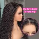 hd lace frontal curly hair wig