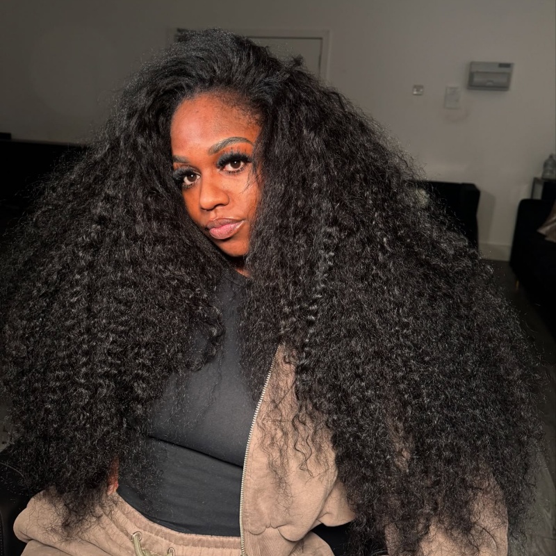 Water Wave 3 In 1 Half Wig Drawstring Band Wear Go Wig Invisible Hairline BGMgirl Hair