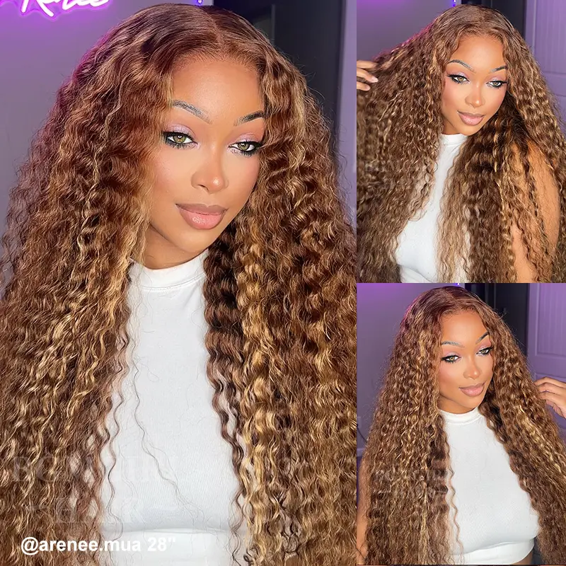 US ONLY | Highlight Deep Wave 6x4 HD Lace Wear Go Wig 180% Glueless Wig 2025