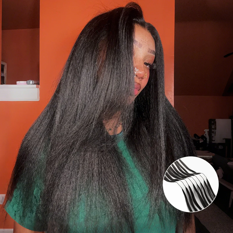 Kinky Straight Crochet Hair